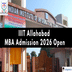 IIIT Allahabad MBA Admission 2026 Begins @iiita.ac.in; Apply by June 18